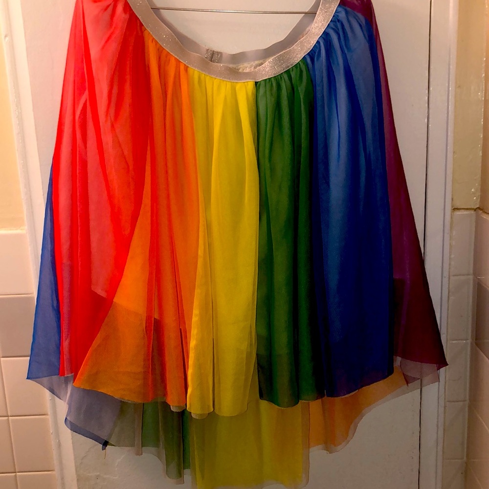 Multi colored skirt